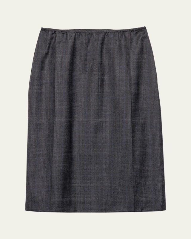 Fantasia 130s Plaid Midi Skirt